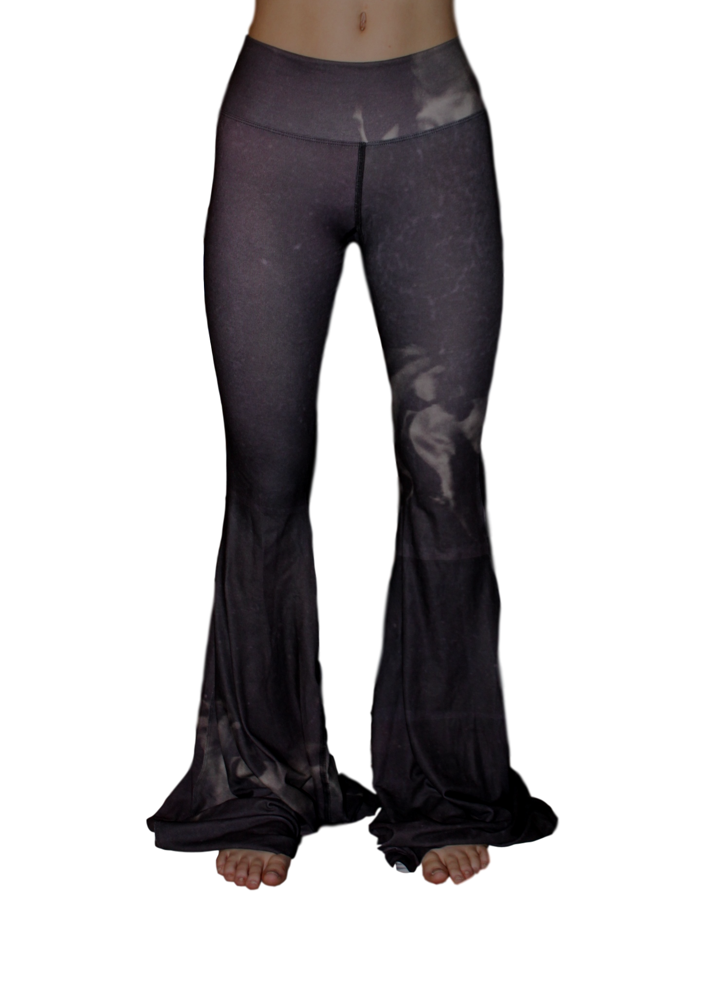 black sequin bell bottoms
